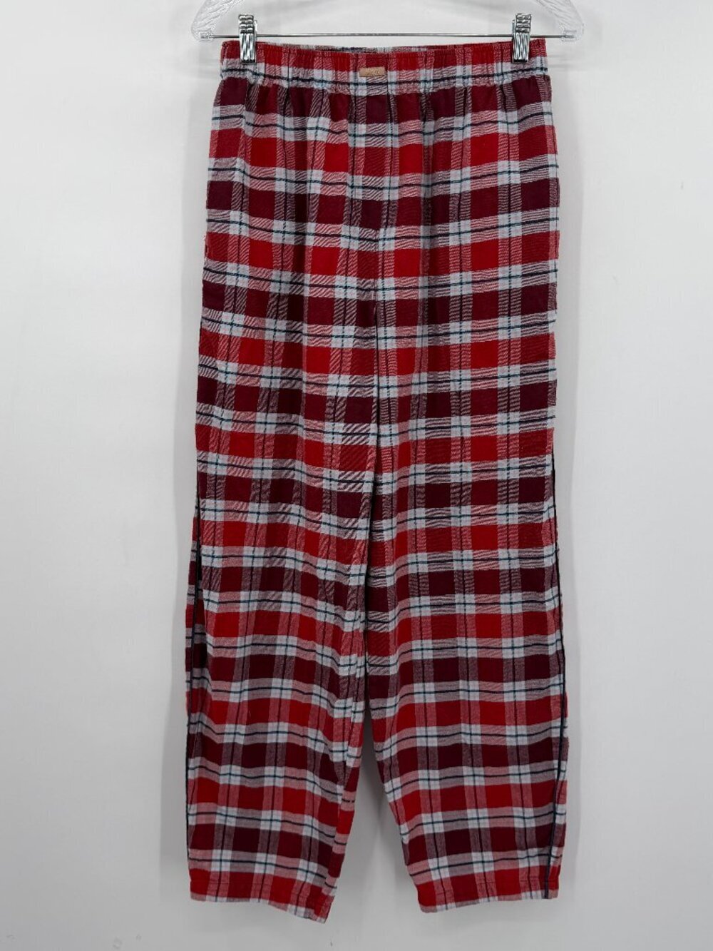 Lunya Plaid Pajama Pants Small Red Cotton Modal Sleepwear Lounge Cozy